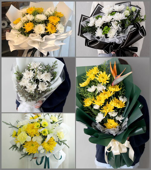 山东青岛即墨市通济街道阁里村白事花束代送